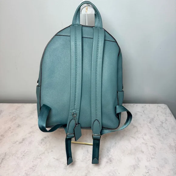 Coach 14468 Campus Leather Backpack Teal Authenticated